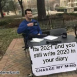 2021 Meme: the right date